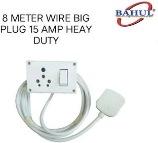 BAHUL 8 METER LONG WIRE EXTENSION BIG POWER PLUG 1  Socket Extension Boards