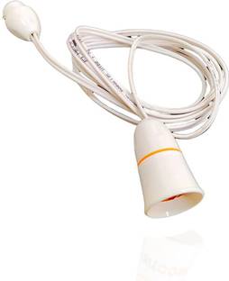 Aqeeq Bulb Holder Extension B 22 Socket with Flexible Wire & Adaptor Plug 1  Socket Extension Boards