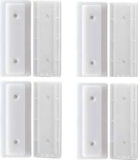 SAMYAL Plug-in Socket Fixer Bracket Stand Desktop mountable. For WiFi Router Tissue Box 4  Socket Extension Boards