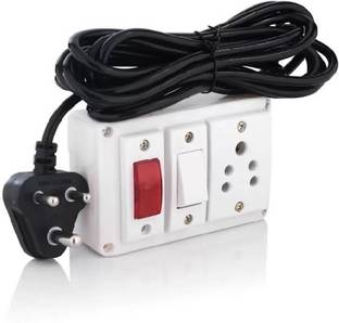 JELECTRICALS Three Way Extension Board 1  Socket Extension Boards