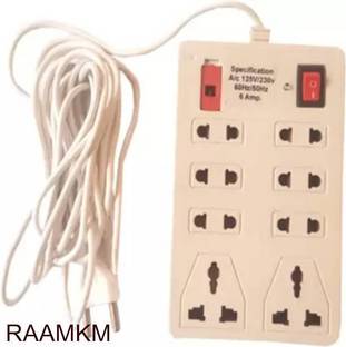 Eels Ex_L_912_8 SOCKET EXTENSION CORD/ EXTENSION BOARD -2.0 Meter Cord Length 8  Socket Extension Boards