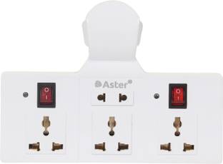 Aster Cordless Extension Board with LED Individual Switches and Fuse Protection 4  Socket Extension Boards