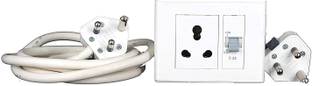Aqeeq Extension Board for 1.5 Ton Air Conditioner AC 5 Meter 1  Socket Extension Boards