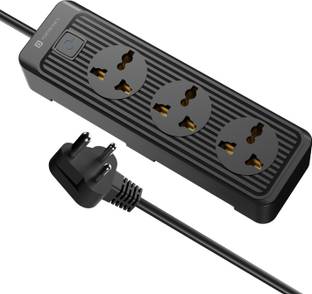 Portronics Power Plate 21 Multi Plug with 3 Universal Sockets, 1.5 Meter Cord, 1440 Watts 3  Socket Extension Boards