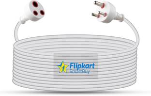 Flipkart SmartBuy Super GEC Male Female Extension Lead | 3 Pin 2.7 Meter Copper Wire | Power Cord 1  Socket Extension Boards