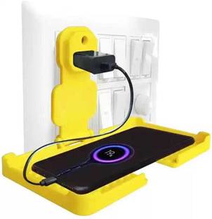 Crum Mobile Holder Charging Pad Yellow Color 1  Socket Extension Boards