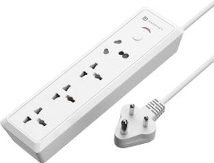 Portronics Power Plate 17 with 4 Sockets, 16 Amp, 3840 Watts, 3 Meter Cord, Safety Shutter 4  Socket Extension Boards