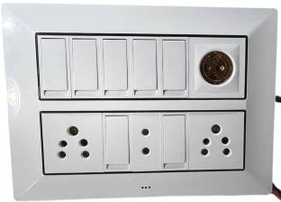 BAHUL Modular wall board with cona switches. 4  Socket Extension Boards