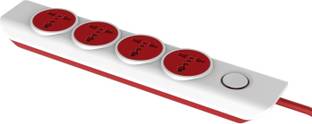 FADMAN 4x1 Power Strip with 4 International Sockets, Master Switch, Indicator 4  Socket Extension Boards