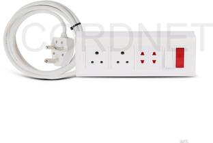 Cordnet Premium Modular Extension Board With 3 Core Wire 4  Socket Extension Boards