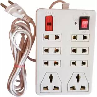 Vimla CB_15451_ 8+1 Mini with 2.0 Meter Cord Wire 8 Socket Extension Boards 8  Socket Extension Boards