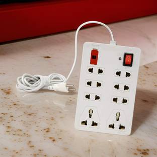 TOOLART Switch Universal Surge Protector 1 switch 8 Socket Extension Boards ge69 8  Socket Extension Boards