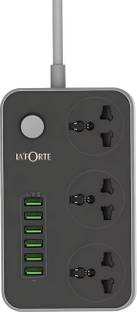 LA'FORTE Superior Power Strip with 6 USB and 3 AC Sockets 9  Socket Extension Boards
