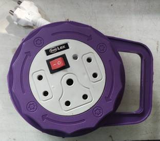 kunal 8+1 Round Strip Extension Cord;6 Amp 8 Universal Multi Plug Point Extension Board (Cord Length: 2.0 Meter) with LED Indicator and on/Off Switch(Pack of 1) 8 Socket Surge Protector 3  Socket Extension Boards