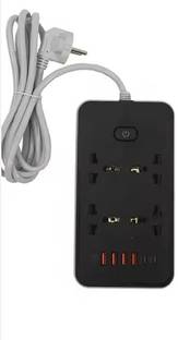 kripara Extension Board, Power Strip with 20W Fast PD/Type C, 2500W 10A Extension Cord 10  Socket Extension Boards