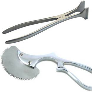 REVITI Bone Plaster Spreader and Bone Plaster Cutter Saw heavy duty Surgical Bone Cutter