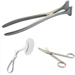 REVITI Bone Plaster Cutter. Plaster Spreader, Plaster Cutting Scissor heavy duty Ortho peadic Instruments combo of 3 Surgical Bone Cutter