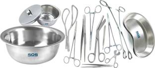 Bos Medicare Surgical Delivery Set Instrument Set of 13 Dressing Forceps