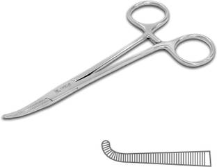 OTICA Mosquito Artery Forceps Curved 5 inch (Hemostatic Forcep) For Doctors/Surgeons Hemostats Forceps