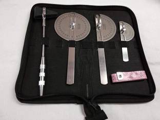 mediwave Goniometer Kit Set Physiotherapy Kit Set of 3 with Tuning Fork 256 Hz Utility Forceps