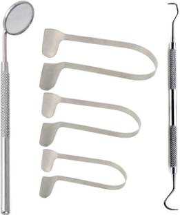 Forgesy ENT Surgical Instruments Kit |Nasal Thudicum Set, Probe and Mirror (Set of 3) Utility Forceps