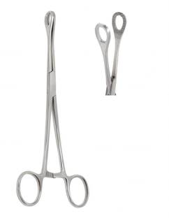 Avis Sponge Holder Forcep Surgical Instrument for Grasping and Holding Sponges (8") Sponge Forceps