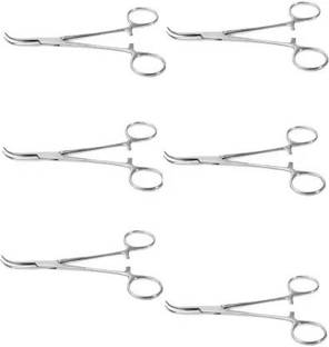 ARINEO Mosquito Artery Forcep 5" Curved(Pack Of 6) Utility Forceps