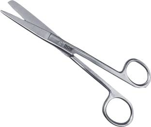 Bos Medicare Surgical Dressing Scissor Blunt/Sharp Straight 6 inch Tying Forceps