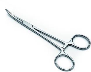 REVITI Artery forceps curved surgical instrument 6 inch - 15 cm Tissue Forceps