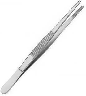 Avis Plain Dissecting Forceps (8") for Precision Dissection in Medical Procedures Dressing Forceps