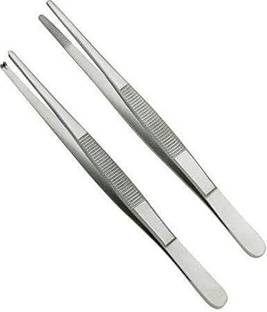 GOLDFINCH Dissecting Forceps (Toothed Forceps 6", Non-Toothed Forceps 6")-Set of 2pcs Tissue Forceps