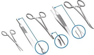 mediwave Surgical Forceps complete suturing kit For Doctors Suturing Forceps
