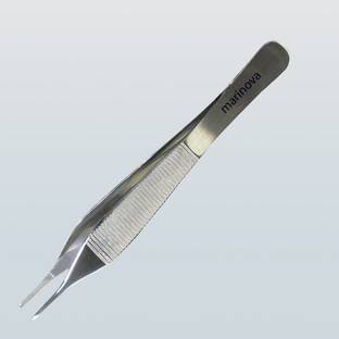 Marinova Adson Forceps Plain Stainless steel | Hospital Use-5 Inch, Pack of 1 Tissue Forceps