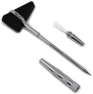 HCG Knee Hammer Medical Hammer pin brush pack of 1 aluminum Medical Hammer