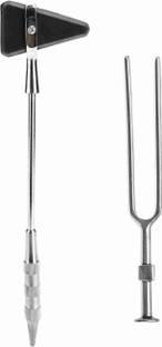PREQURE Medical Knee Hammer with tuning fork Orthopedic Surgical Hammer