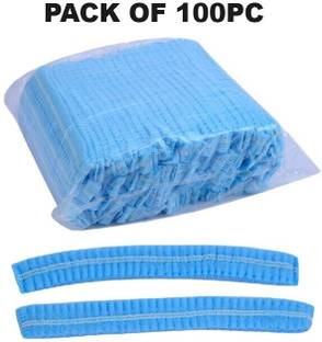 Mr. Glove Bouffant Caps for Medical, Surgical, Restaurants & Home Use,100 Pcs,Blue Surgical Head Cap