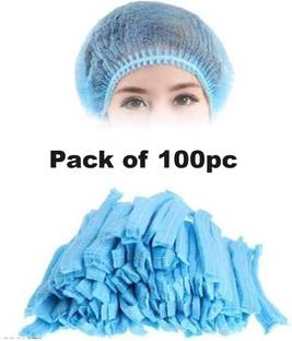 Mr. Glove Disposable Bouffant Caps for Surgical,Restaurants & Home Use,100 Pcs,Blue Surgical Head Cap