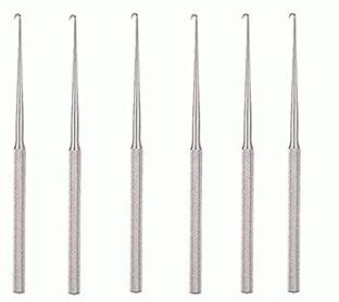 mediwave Skin hook Retractor Single Prong 6 Pieces Hand Held Retractor