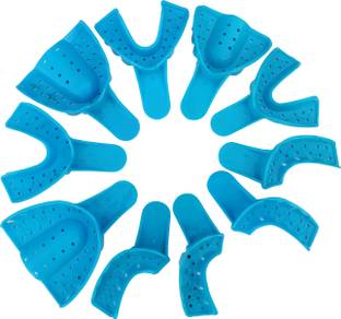 KJCSurgical Dental Plastic Autoclavable Alginate Impression Tray (Blue-Pack of 10pc) Surgical Plier