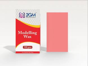 2GM Dental Modelling Wax (500gms) - 27 sheets (Pink)/ No Surgical Plier