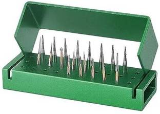 NMD NEXUS MEDODENT Dental Bur Box Metal-30 Holes-(PACK OF 1PC) (GREEN) Surgical Plier