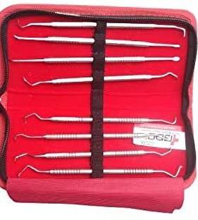 PRAKDENT Dental Gdc Perio Hand Scaler, Kit Set 8pc Dental /NO Surgical Plier