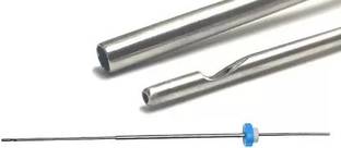 RUDRA SURGICALS WITH DEVICE Laparoscopic Bhandarkar knot pusher with 5-3 Reducer Surgical Plier