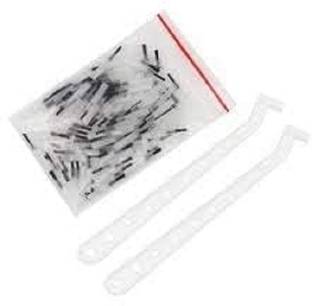 NMD Dental Tool Disposable 100 Pcs Composite Micro Applicator Brush Tips (2 Handles) Surgical Plier