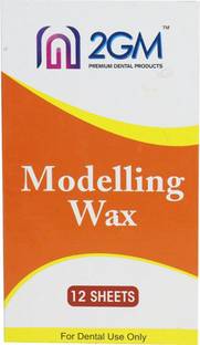 2GM Dental Modelling Wax 12 Sheet- 200gms (Pink Color)/ No Surgical Plier