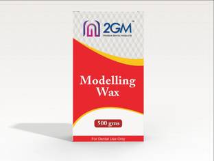 2GM Dental Modelling Wax (500gms) - 27 sheets (Red)/ No Surgical Plier