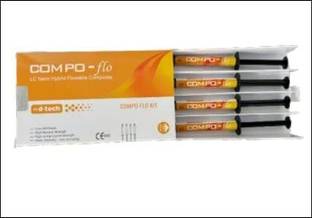 IMD D-Tech Dental Light Cured Nano Hybrid Flowable Composite KIT 2X4G /No Surgical Plier