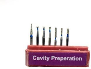 NMD Dental Tool Cavity Prepration Bur Set Fast Prep (Pk7/Pcs) (Pack of 1) Surgical Plier