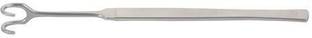GOLDFINCH Double Pronge Tracheal Hook/Retractor Blunt Hand Held Retractor