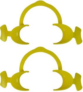 Dentosmile Flexi Eco Cheek Retractors with Wings in Yellow Colour - Small(2) Hand Held Retractor